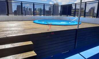 Imagem 1: Cobertura duplex em Manaira com piscina privada e vista mar. 2 suites, 2 Vagas de Garagem