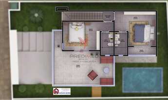 Imagem 7: Lançamento Casa 2 dormitórios 2 suítes. Entrada parcelada, em Florianópolis . Exclusivo