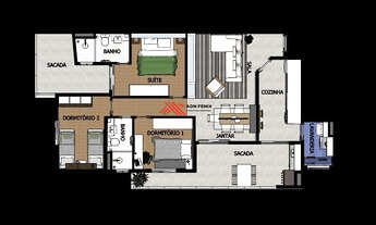 Imagem 6: Progress Village, 3 dormitórios, 1 suítes, 3 banheiro, 2 vagas na garagem, 100M² de Área C