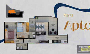 Imagem 2: 2 quartos com varanda no Centro de Guarapari