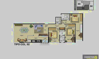 Imagem 2: Mantova Praia do Morro 3 suítes