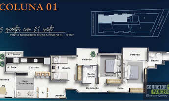 Imagem 2: Lançamento 3 quartos Centro com lazer