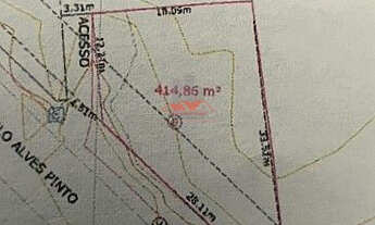 Imagem 2: Terreno urbano de 414 m² à venda na Rua Paulo Alves Pinto