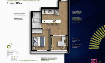 Imagem 3: Apartamento a Venda no bairro Mirandopolis - São Paulo, SP