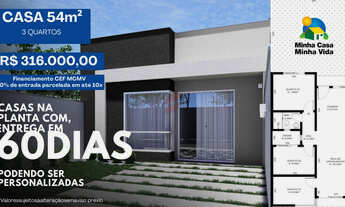 Imagem 7: RESIDÊNCIA EM CONDOMÍNIO com 3 dormitórios à venda com 62m² por R$ 350.000,00 no bairro Ca