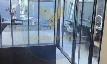 Imagem: Casa moderna com gourmet e piscina na Granja