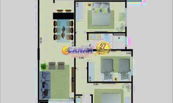 Imagem 2: Apartamento com 3 quartos, Jardim Praia Grande, Mongaguá - R$ 886 mil, Cod: 9110