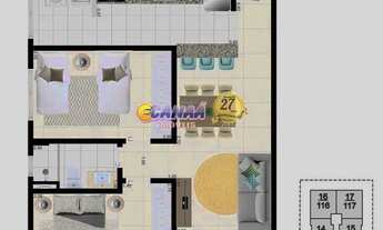 Imagem 5: Apartamento com 2 quartos, Jardim Praia Grande, Mongaguá - R$ 565 mil, Cod: 11097