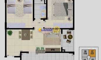 Imagem 5: Apartamento com 2 quartos, Jardim Praia Grande, Mongaguá - R$ 525 mil, Cod: 11117