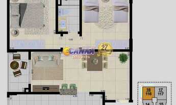 Imagem 5: Apartamento com 2 quartos, Jardim Praia Grande, Mongaguá - R$ 540 mil, Cod: 11113