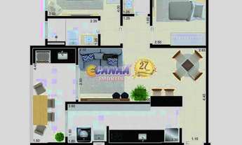 Imagem 2: Apartamento com 2 quartos, Jardim Praia Grande, Mongaguá - R$ 355 mil, Cod: 12506