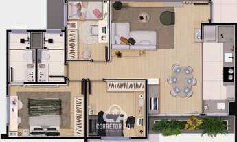 Imagem 7: Apartamento a venda 3 Dormitórios com Suíte – Allegro Residencial Americana SP, Bairro São