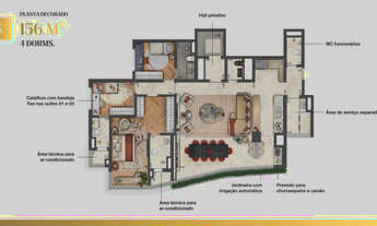 Imagem 5: Le Six Residences Lavvi: Apartamentos de Luxo com 264 m2, 4 suítes e 3 vagas à Venda no Pa