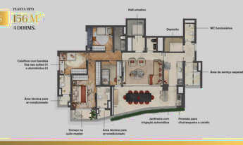 Imagem 5: Le Six Residences Lavvi: Apartamentos de Luxo com 203 m2, 4 suítes e 3 vagas à Venda no Pa