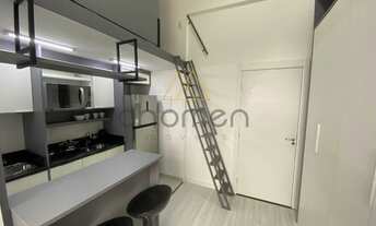 Imagem 2: Studio mobiliado no Eco Smart Ecoville, sacada com churrasqueira, vaga coberta e 21m2