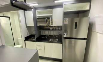 Imagem 6: Studio mobiliado no Eco Smart Ecoville, sacada com churrasqueira, vaga coberta e 21m2