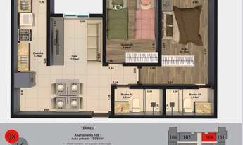 Imagem 7: Apartamentos 2 e 3 quartos com suite e varanda gourmet na Parada 40