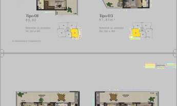 Imagem: Apartamentos 1 e 2 quartos na 2 quadra da
