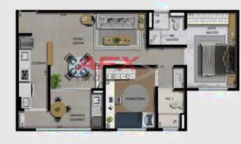 Imagem 4: Apartamento 2 Quartos Sorocaba - SP - Parque Campolim