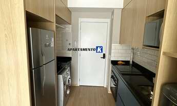 Imagem 6: Apartamento MOBILIADO p/ LOCAÇÃO - 28m² - 1 dormitório - Vista Livre - 100% MOBILIADO - co