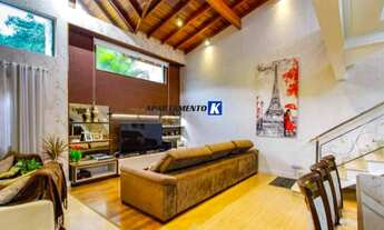 Imagem 2: Sobrado MOBILIADO p/ VENDA - 302m² - 3 dorms, 2 suítes, 4 Vagas - Pé direito Duplo - Espaç