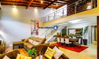 Imagem 4: Sobrado MOBILIADO p/ VENDA - 302m² - 3 dorms, 2 suítes, 4 Vagas - Pé direito Duplo - Espaç