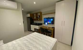 Imagem 2: Studio MOBILIADO p/ VENDA - 21m², com Varanda - MOBILIADO - Ar Condicionado - à 400m da Es