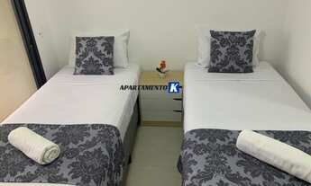 Imagem 3: Studio MOBILIADO - LOCAÇÃO - 24m², 1 suíte com varanda - 100%MOBILIADO, Ar condicionado