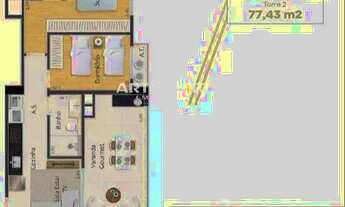 Imagem 3: Vende-se Apartamento Kanoah Home Resort, Rifaina