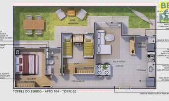 Imagem: Apartamento para Venda em Parnamirim / RN