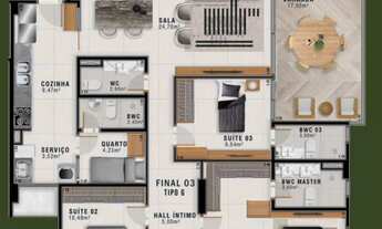 Imagem 2: Apartamento para Venda em Natal / RN no bairro Capim Macio