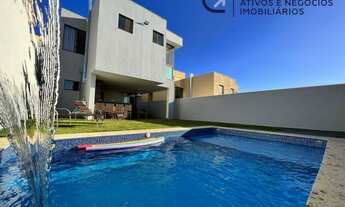 Imagem 4: Linda casa com projeto moderno e arrojado, localizada no Condomínio Trilhas do Sol, sendo