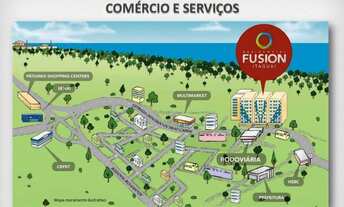 Imagem 4: Loja à venda em Itaguaí RJ com 36,11 m². Condomínio Fusion Itaguaí RJ; Localização estrat