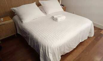 Imagem 4: Apartamento de 132m² na Vila Madalena, totalmente mobiliado, oferecendo um suíte, sala amp