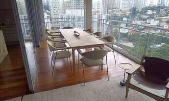 Imagem 7: Apartamento de 132m² na Vila Madalena, totalmente mobiliado, oferecendo um suíte, sala amp