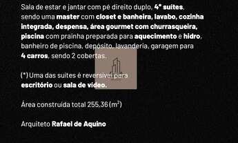 Imagem 4: Casa no Alphaville 4, com 4 suítes, projetada pelo arquiteto Rafael Aquino