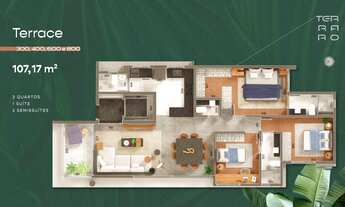 Imagem 7: Apartamento à venda, no TERRARO, em Belo Horizonte, Santo Antônio, com 4 quartos, 198,09m²