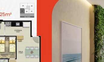 Imagem 7: Lançamento de Apartamento na planta 2 Quartos sendo 1 suíte, a partir de 64,80m² na Praia