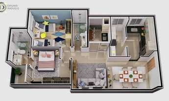 Imagem 2: Apartamento, 72m², à venda em Ipatinga, Veneza