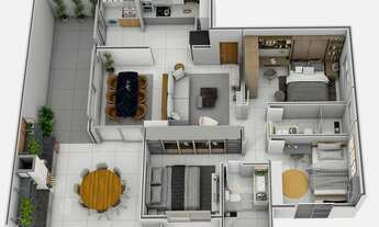 Imagem 3: Apartamento à venda em Ipatinga, Imbaúbas, com 3 quartos, 123m²