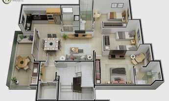 Imagem 4: Apartamento com 3 quartos, 107m², à venda em Ipatinga, Iguaçu