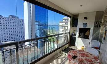 Imagem 5: AMPLO 02 DORMS., 01 SUÍTE, MOBILIADO, VARANDA GOURMET, VISTA MAR, 02 VAGAS NO SUBSOLO, LAZ