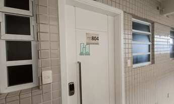 Imagem 2: KITNET MOBILIADA, ANDAR ALTO, VISTA LATERAL P/ O MAR, 01 VAGA COLETIVA - JOSÉ MENINO / SAN