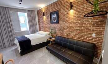 Imagem 7: KITNET MOBILIADA, ANDAR ALTO, VISTA LATERAL P/ O MAR, 01 VAGA COLETIVA - JOSÉ MENINO / SAN