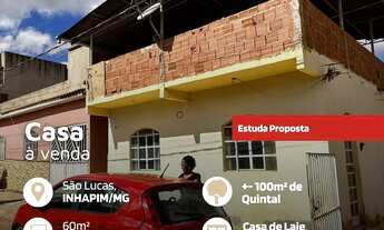 Imagem 2: Casa com 2 quartos, 60m², à venda em Inhapim, São Lucas