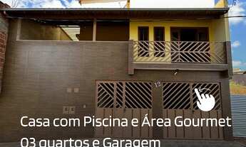 Imagem: Casa com Piscina, 3 quartos sendo 1 suíte