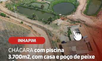 Imagem: Chácara de 3700m² com piscina, à venda