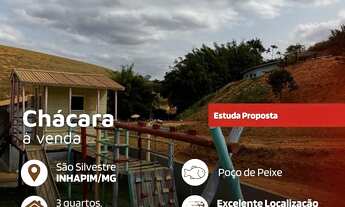 Imagem 2: Chácara de 3700m² com piscina, à venda em Inhapim, São Silvestre