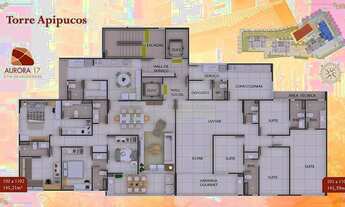 Imagem 6: Apartamento para Venda em Recife, Poço, 4 dormitórios, 4 suítes, 1 banheiro, 3 vagas