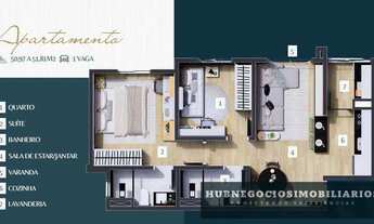 Imagem 5: Apartamento Térreos com área privativa, com 2 quartos, Augusta Mota, Montes Claros MG